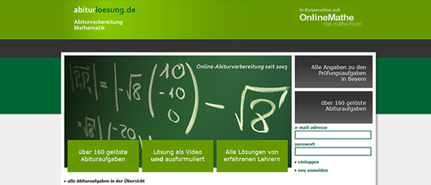 Abiturvorbereitung Mathematik online
